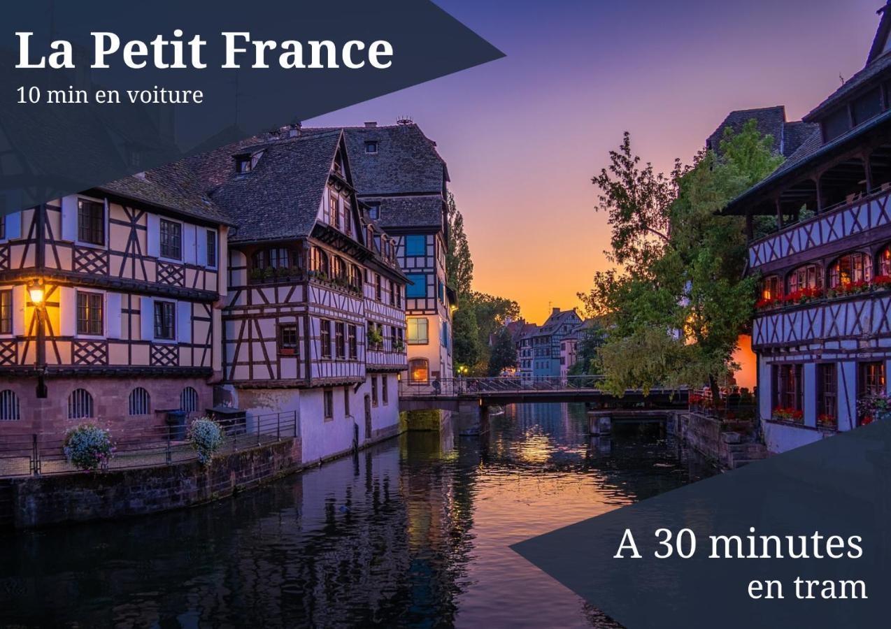 Le Zenith - Parking Prive & Wifi - 5 Min Zenith De Strasbourg Apartment Ngoại thất bức ảnh